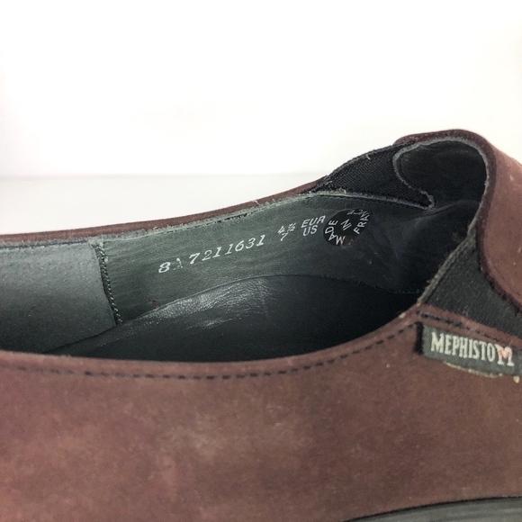 Mephisto LEILA Burgundy Suede Loafer - Picture 5 of 8